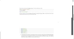 Consider the following r data frame (df) which contains data on store location, account rep. H This Exercise Concerns The Lahman Package Y Chegg Com