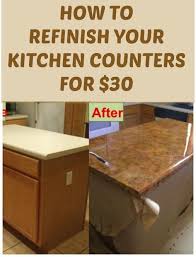 how to refinish your kitchen counter