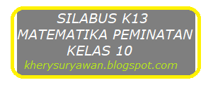 Silabus K13 Matematika Peminatan Kelas X Revisi 2020 Kherysuryawan Id