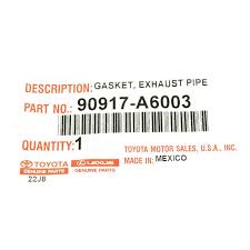 Fast worldwide shipping to your door. Genuine Oem Toyota Lexus Scion Exhaust Intermediate Pipe Gasket 90917 06078 Auto Parts And Vehicles Auto Parts Accessories
