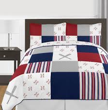 Cotton tale designs 7 piece crib bedding set, pirates cove, red/black/white/blue/brown. Sweet Jojo Designs Baseball Patch Comforter Set Reviews Wayfair