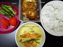 Ikan gerut perap dengan kunyit. Ramadhan 2 Resepi Udang Masak Lemak Cili Api Meletop Blog Lea Azleeya