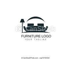 For instance if its youthfulness or vibrancy that can be associated with your furniture designs then yellow can be the dominant color of your logo. Furniture Sofa Logo Design Icon Template Home Decor Interior Design Vector Illustration Canstock