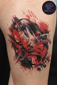 I D Get Different Colors But This Is Cool Music Tattoos Trash Polka Tattoo Trash Polka