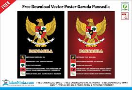 Illustration about garuda pancasila the national emblem of indonesia, merdeka, bhinneka tunggal ika. Desain Poster Garuda Pancasila Jalanninja Com