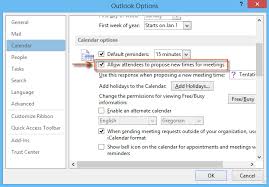 Outlook Allow Attendees To Propose New Time For Meetings