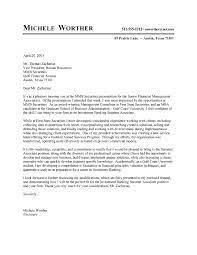 Investment Banking Summer Associate Cover Letter Cover Letter Sample Workalpha