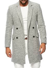 But there so many other options around, because although a classic crombie will always tick the boxes, sometimes it's good to experiment with different silhouettes to suit your personal style tastes. Oscar Double Breasted Coat In Light Grey Shop Men S Clothing Accessories Shoes