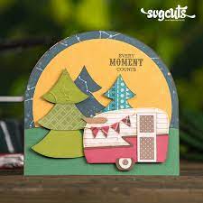 You save up to 60%! Camping Card 1 99 Svg Files For Cricut Silhouette Sizzix And Sure Cuts A Lot Svgcuts Com