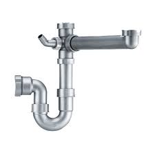 Tubulure 1 Cuve Avec Siphon Et Prise Lave Vaisselle 430852 Gris Franke