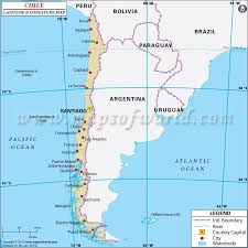 Chile Latitude And Longitude Map Latitude And Longitude Map Map Chile
