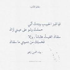 فيا قبر الحبيب وددت أني بهاء الدين زهير عالم الأدب Words Quotes Dad Quotes Quran Quotes