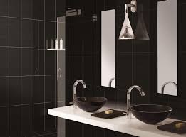 The contrast black grout lends itself to when paired next to white works perfectly; Bathroom Tile Grout Guide Choose The Right Bathroom Tile Grout Color