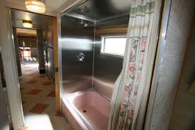 Touch device users, explore by touch or with swipe gestures. Rare Restored 1957 8 X 50 Spartan Executive Mansion Trailer