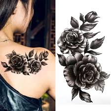 Waterproof Flower Body Art Stickers Price 7 95 Free Shipping Hashtag3 Rose Tattoos Tattoos For Women Flowers Black Rose Tattoos