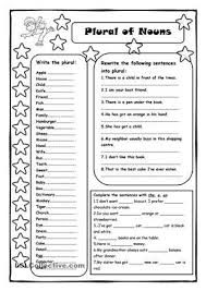 An Easy Ws To Revise The Plural Of Regular And Irregular Nouns Esl Worksheets Plurals Worksheets Nouns Worksheet Plural Nouns