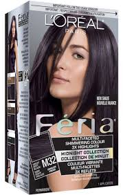 I followed the directions exact and only my roots turned purple and the rest of my hair turned black! L Oreal Feria Midnight M32 Violet Soft Black Walmart Canada