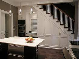 55 Amazing Space Saving Kitchens Under The Stairs Kitchen Under Stairs Stairs In Kitchen Space Saving Kitchen