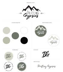 Clothing Company Logo Design Drifting Gypsies Is An Outdoor Clothing Company Brand Feelings Inspiring Branding Design Logo Logo Design Feminine Logo Design