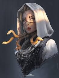 Medusa Art By Z Ed Reasonablefantasy In 2020 Medusa Art Fantasy Character Design Fantasy Girl