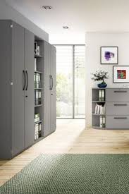 Rohr Bush Techno Komplett Buro Mittelgrau Mobel Letz Ihr Online Shop Online Mobel Schrankwand Buroausstattung