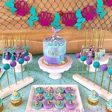 Love This Gorgeous Mermaid Dessert Table Photo By Camarenacakepops Follow Fondantlover Mermaid Birthday Cakes Cake Pop Decorating Minnie Mouse Cake Pops
