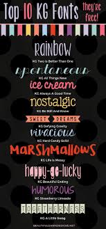 Top 10 Kg Fonts They Re Free Beautiful Dawn Designs Lettering Fancy Fonts Teacher Fonts