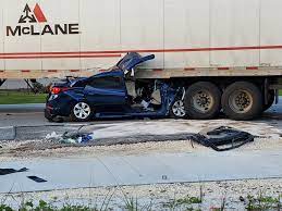 The crash happened at about 3:30 p.m. Car Crashes Into Semi Truck In Perdido Key One Person Reportedly Airlifted To Hospital Wkrg News 5