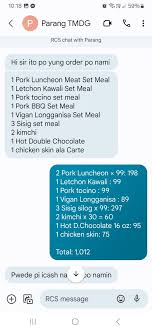 Thank you TMDG for always order Lunch Silog Only here Coffee Treat