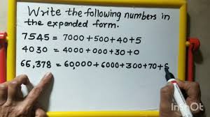 5,325 in expanded notation form is 5,000 + 300 + 20 + 5 = 5,325. Write The Following Numbers In The Expanded Form Surekha Patil Youtube