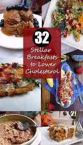 Some good low cholesterol diet foods are fruits (apples, bananas, pears), vegetables (peppers, broccoli, onions) and low fat dairy products. 32 Stellar Breakfasts To Lower Cholesterol Sumptuous Spoonfuls