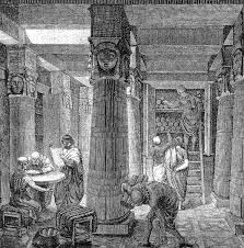Bibliothek von alexandria belesene braut am mittelmeer. Ein Spaziergang Durch Die Grosse Bibliothek Von Alexandria Archaeogames