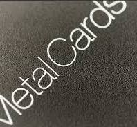 Matt Black Frosted Stainless Steel Cards