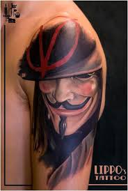 73b43527edff99736939d9fb4eb19aea Jpg 564 564 Tattoosleeves Click For More V For Vendetta Tattoo Vendetta Tattoo Mask Tattoo