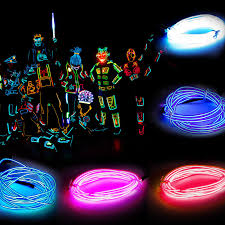 3m Flexible Neon Light Glow El Wire Rope Tube Flexible Neon Light Car Dance Party Costume Controller Christmas Holiday Decor Light Led Bar Led Flood Light From Imert 9 55 Dhgate Com