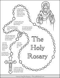 Rosary hands praying coloring page. Pin On Religious Education
