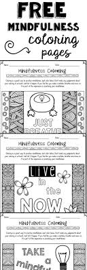 Free Mindfulness Coloring Pages To Help With Relaxation And Positive Thinking Mindfulness Activities Mindfulness Colouring School Social Work