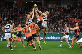 Due to the rolling nature of the 2021 afl fixture, the exact date and time of this match is yet to be released. Giants And Cats Enjoy A Tight Contest Abc News Australian Broadcasting Corporation