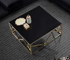 Sofatisch gold schwarz / wohnling design couchtisch glas schwarz 70 x 70 cm 2 ebenen gold metallgestell wohnzimmertisch reviewed by news on februari 09, 2021 rating: Casa Padrino Luxus Couchtisch Gold Schwarz 125 X 125 X H 43 Cm Quadratischer Edelstahl Wohnzimmertisch Mit Glasplatte Wohnzimmer Mobel Luxus Qualitat