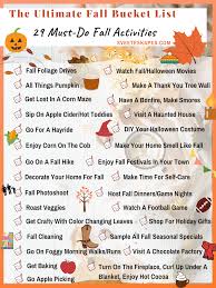 The Ultimate Fall Bucket List 29 Must Do Fall Activities Passion Purpose Passport Fall Bucket List Autumn Activities Autumn Activities For Kids