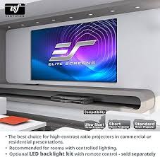 Amazon.com: Elite Screens Aeon Edge Fixed 165" Frame ...