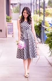 Black And White Gingham Dress Black And White Gingham Dress With Images Summer Fashion Dresses Casual Summer Fashion Outfits Gingham Dress