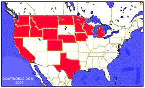 Iodine Deficient Soils United States Goatworld Articles Goatworld Com