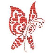 Find patterns for kids, adults, and home. Summer Butterfly Reds Cross Stitch Pattern