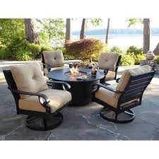 Pin On Fire Pit Dining Set