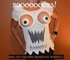 Booooooobs, Sexy Halloween Costume, Ghost, Made for Your Breasts NOT  INSERTS, Funny, See Details, Boob Hole, Breast, Cut Out, Multi Size - Etsy