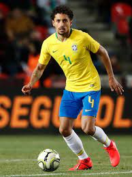 Marquinhos Of Brazil During The International Friendly Match Between Brazil Nike Wallpaper International