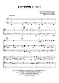 Uptown Funk Violin Music Saxophone Sheet Music Piano Music