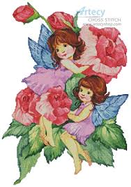 Flower and fairy bookmark cross stitch patterns. Artecy Cross Stitch Flower Fairies 1 Cross Stitch Pattern To Print Online
