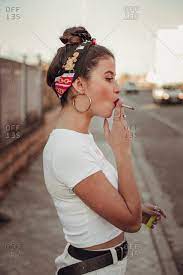 Random shots with cute russian smokers girls. Teenage Girl Smoking Stock Photos Offset